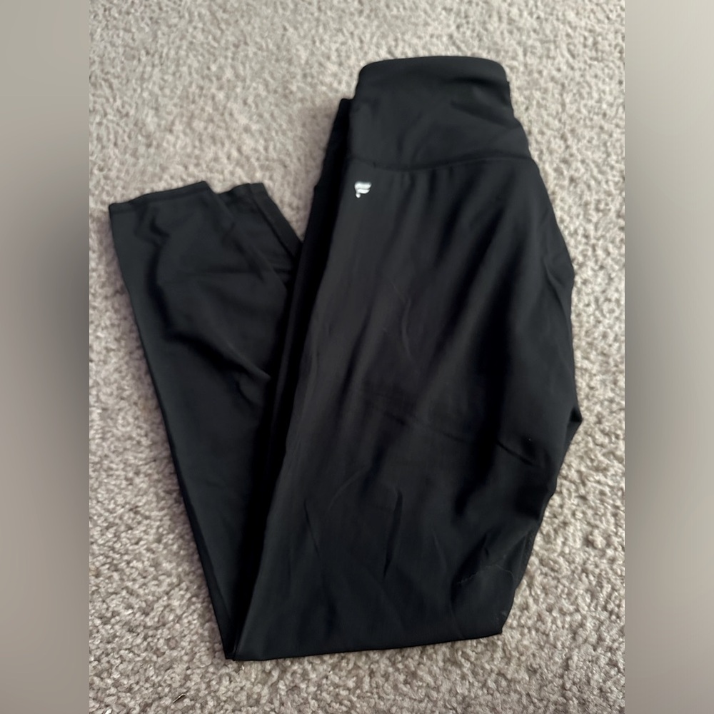 Fabletics mesh/built in biker short compression legging